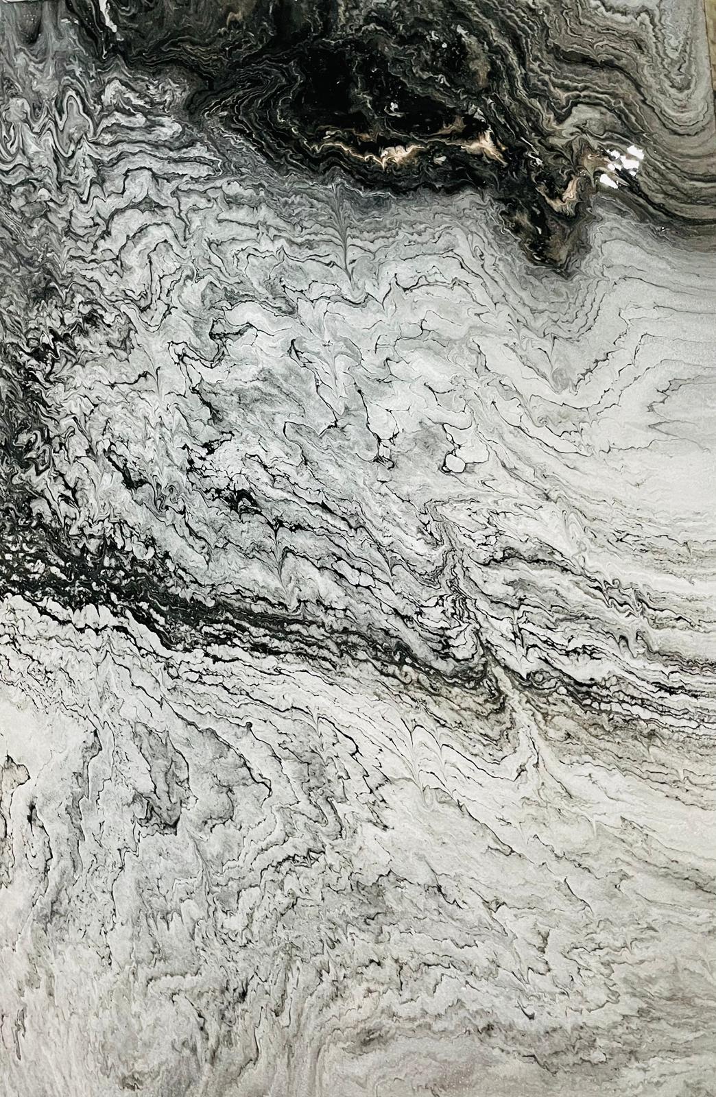 Panda — Acrylic Pour
